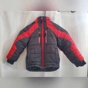 Northcrest Black and Gray Jacket Boys 4/5 Xsmall